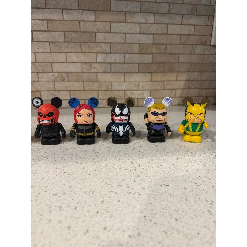 Disney Vinylmation Marvel Lot of 11 Iron Man Venom She-Hulk Hawkeye Red Skull